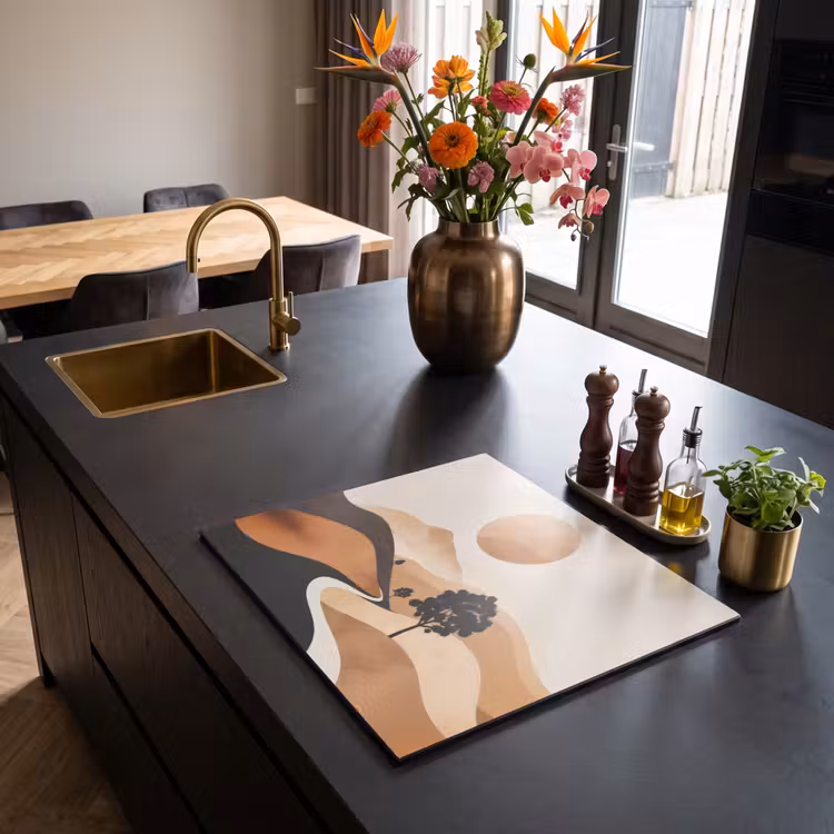 Induction hob protector - Sun - Hills - Tree - Abstract — 2