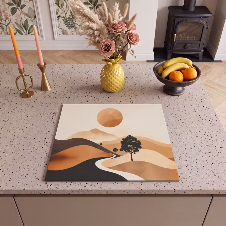 Induction hob protector - Sun - Hills - Tree - Abstract — 3