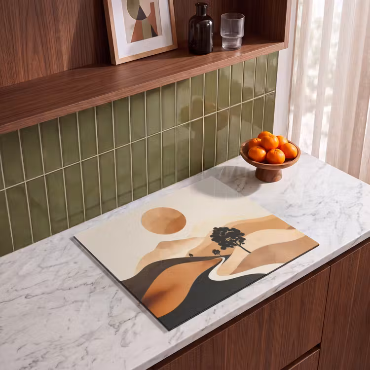 Induction hob protector - Sun - Hills - Tree - Abstract — 4