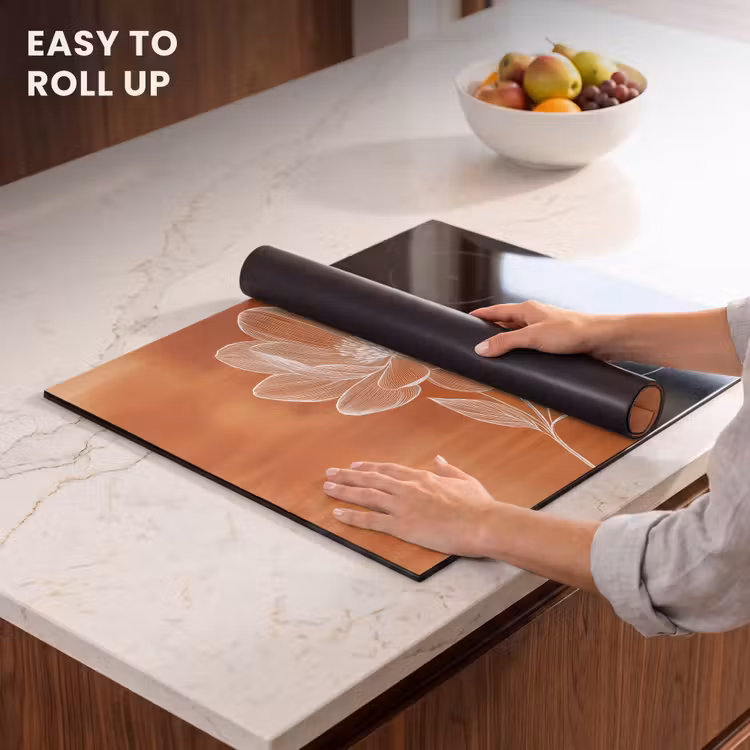 Induction hob protector - Flower - Minimalist - White — 6
