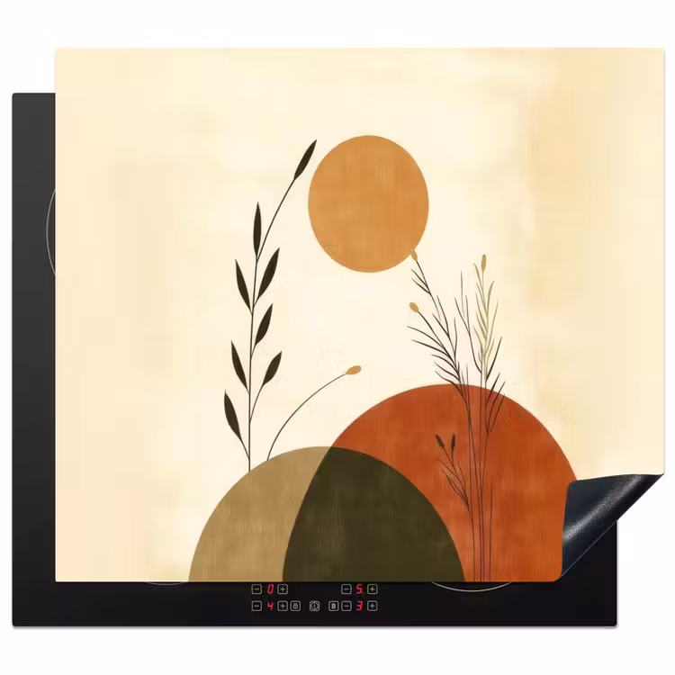 Induction hob protector - Plants - Abstract - Shapes — 1