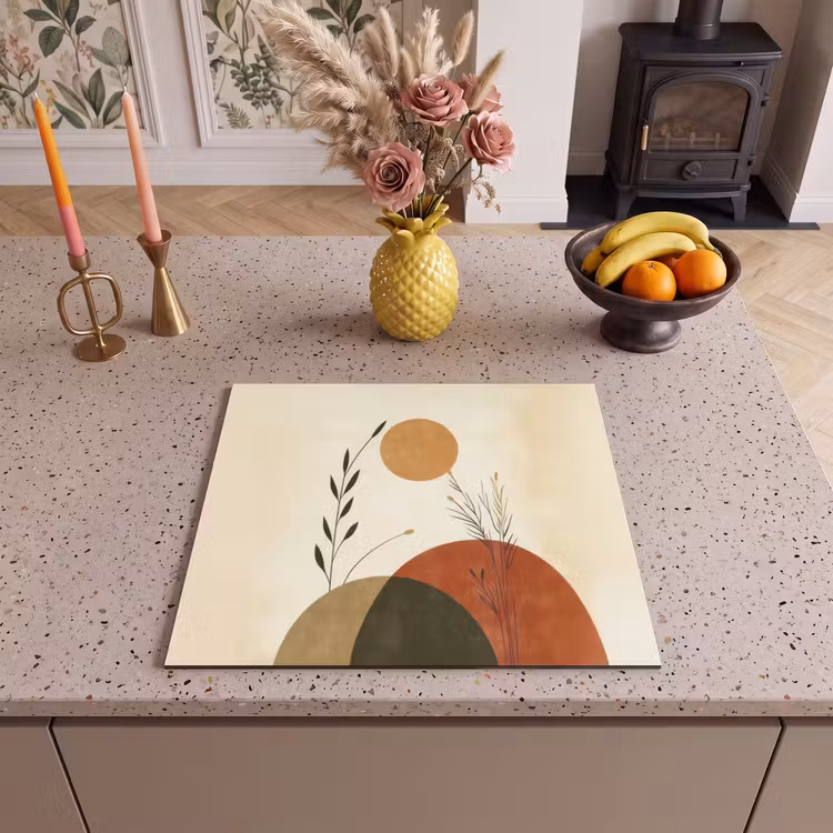 Induction hob protector - Plants - Abstract - Shapes — 3