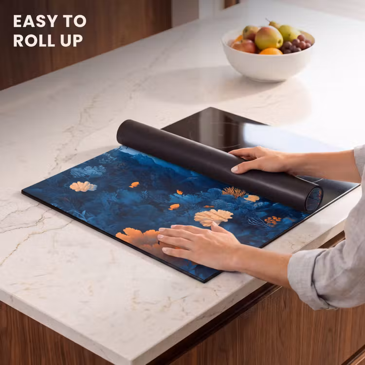 Induction hob protector - Coral reef - Fish - Ocean - Blue — 6