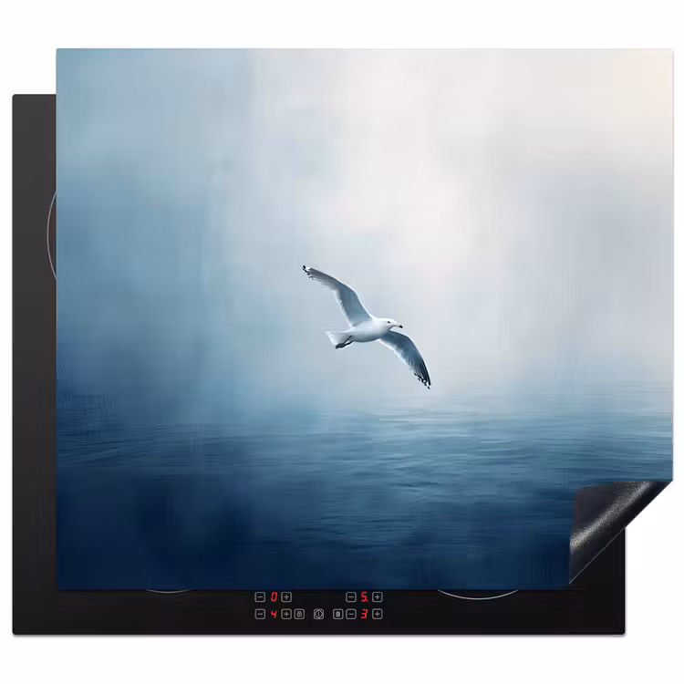 Induction hob protector - Gull - White - Sea - Misty — 1