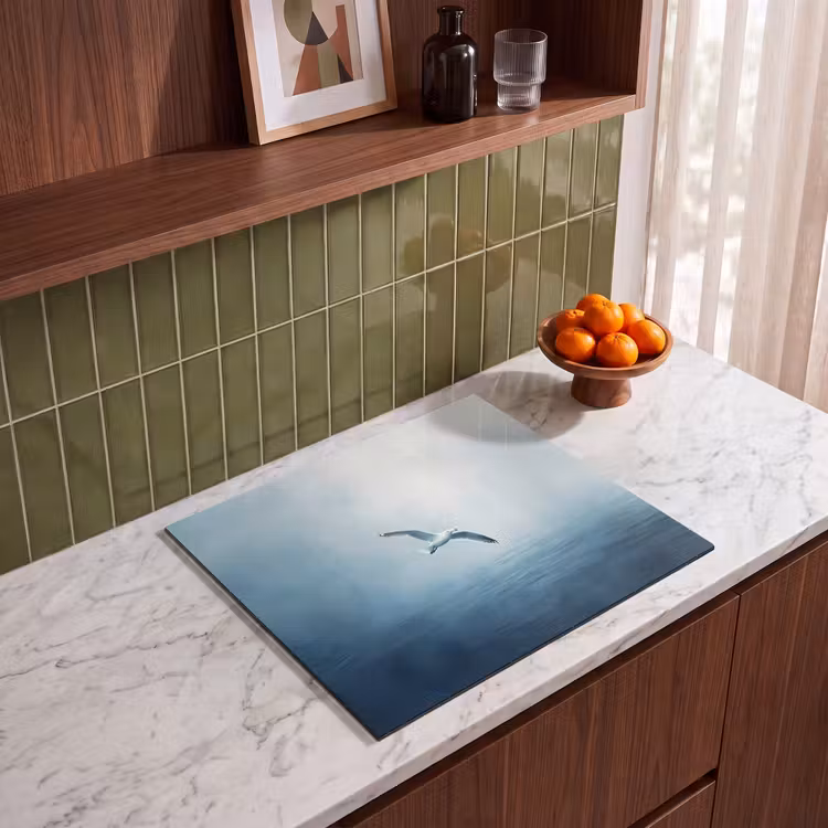 Induction hob protector - Gull - White - Sea - Misty — 4