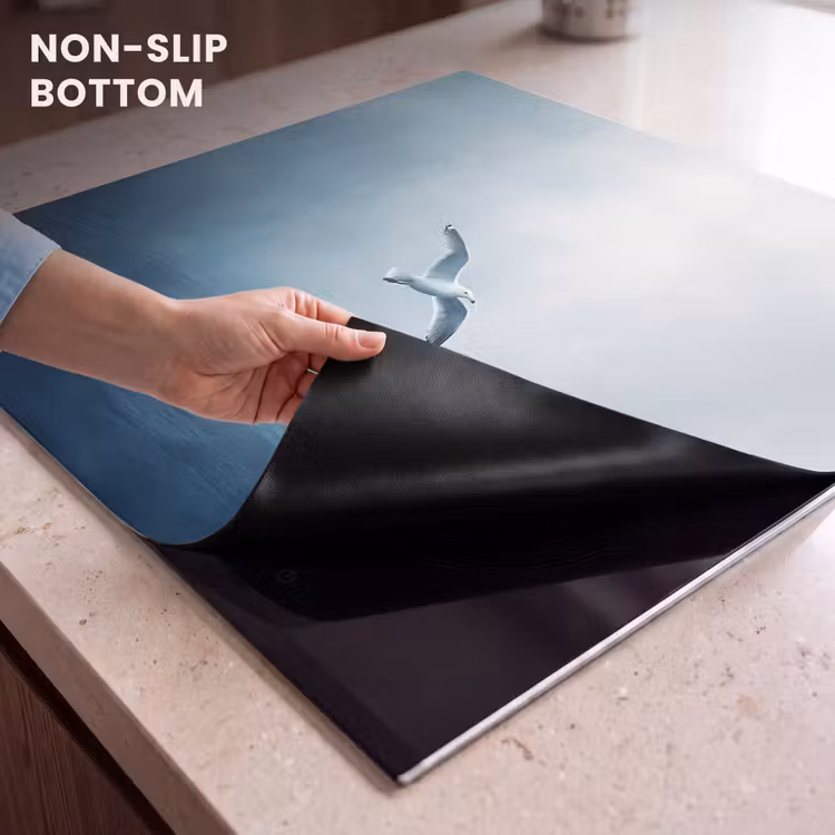 Induction hob protector - Gull - White - Sea - Misty — 5