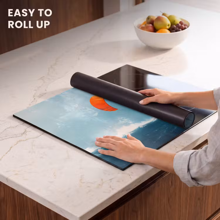 Induction hob protector - Kitesurfer - Orange - Sea - Sky — 6