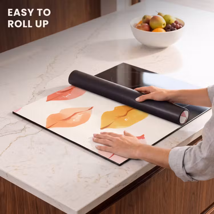 Induction hob protector - Lips - Colorful - Glossy — 6