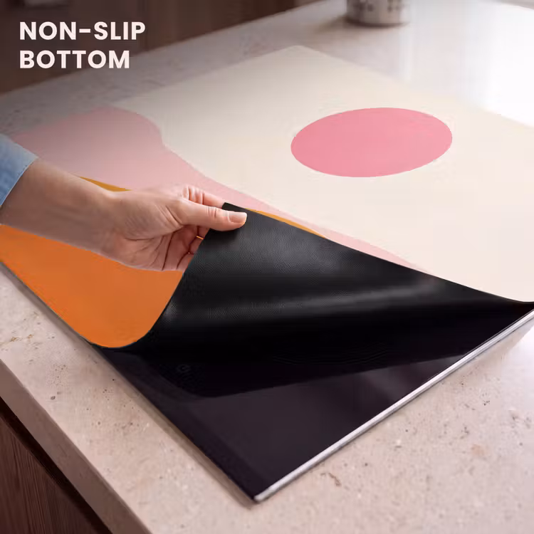 Induction hob protector - Sun - Hills - Abstract - Pink — 5