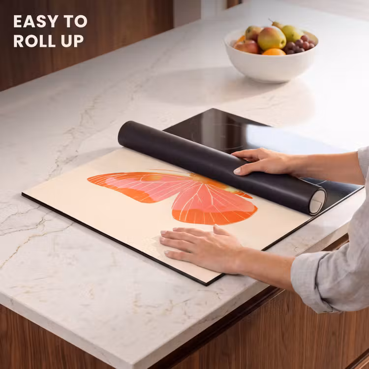 Induction hob protector - Butterfly - Minimalist - Pink — 6