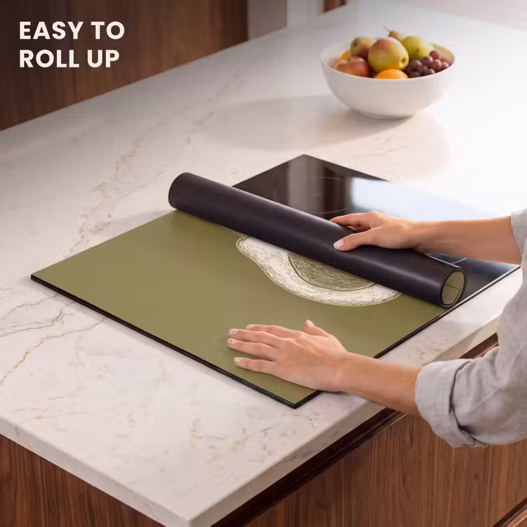 Induction hob protector - Avocado - Minimalist - Illustration - Green — 6