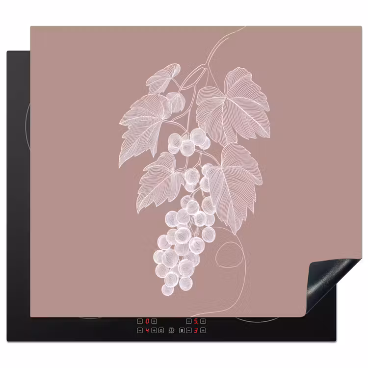 Induction hob protector - Truss - Grapes - Illustration - Leaves — 1