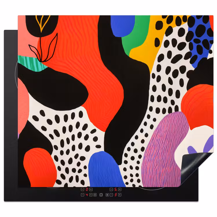 Induction hob protector - Abstract - Shapes - Colors - Dots — 1