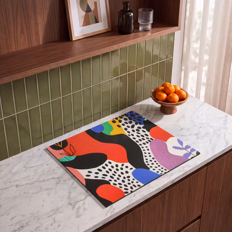 Induction hob protector - Abstract - Shapes - Colors - Dots — 4