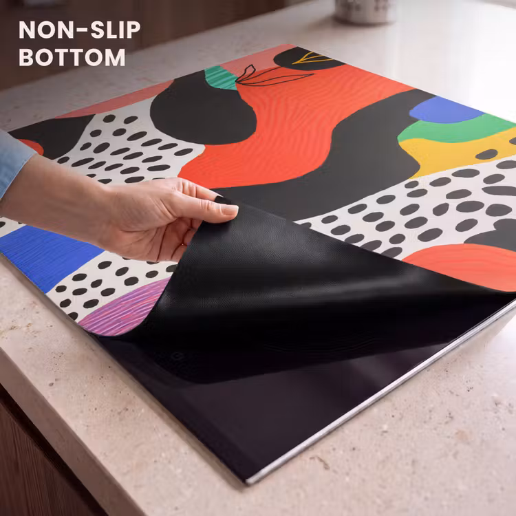 Induction hob protector - Abstract - Shapes - Colors - Dots — 5