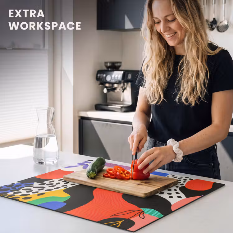 Induction hob protector - Abstract - Shapes - Colors - Dots — 7