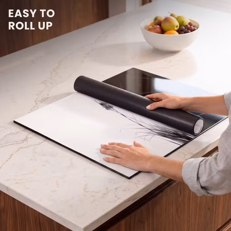 Induction hob protector - Minimalist - Stalks - White — 6