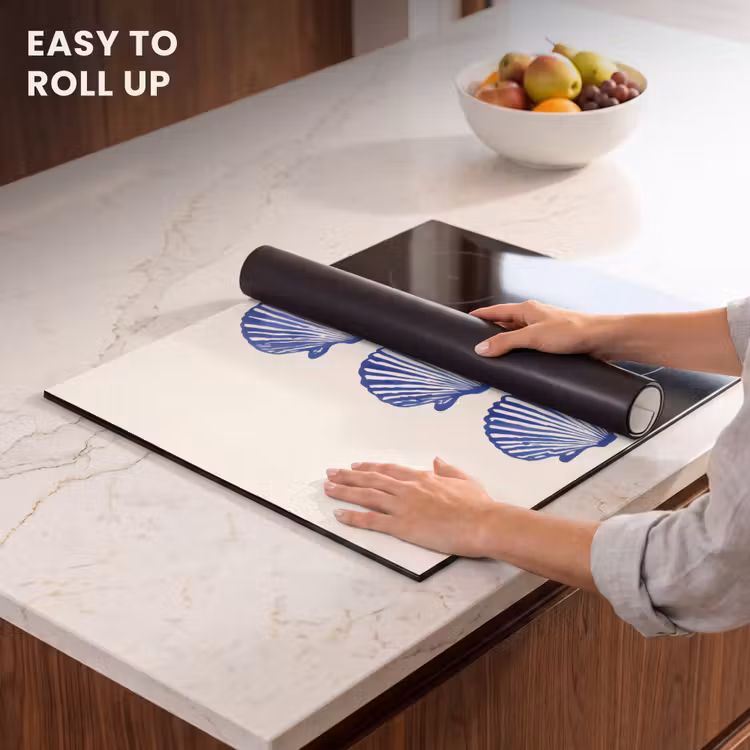 Induction hob protector - Shells - Blue - Pattern — 6