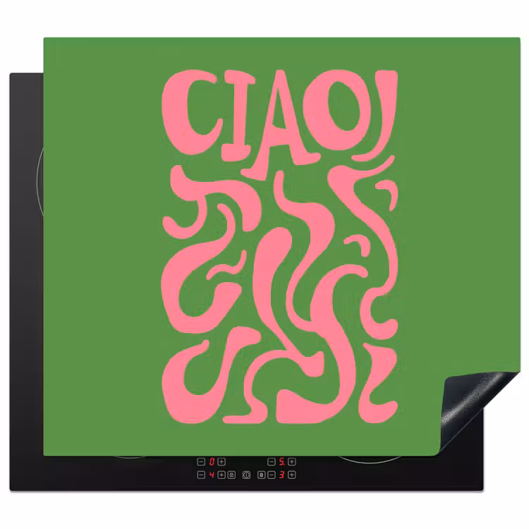 Induction hob protector - Abstract - Pink - Ciao - Shapes — 1