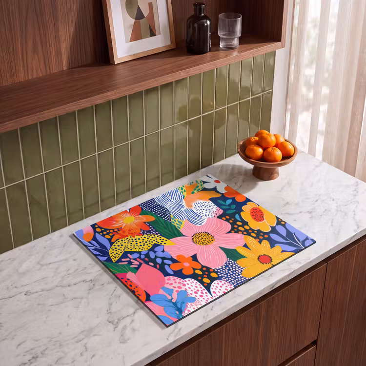 Induction hob protector - Colorful - Flowers - Abstract - Dots — 4