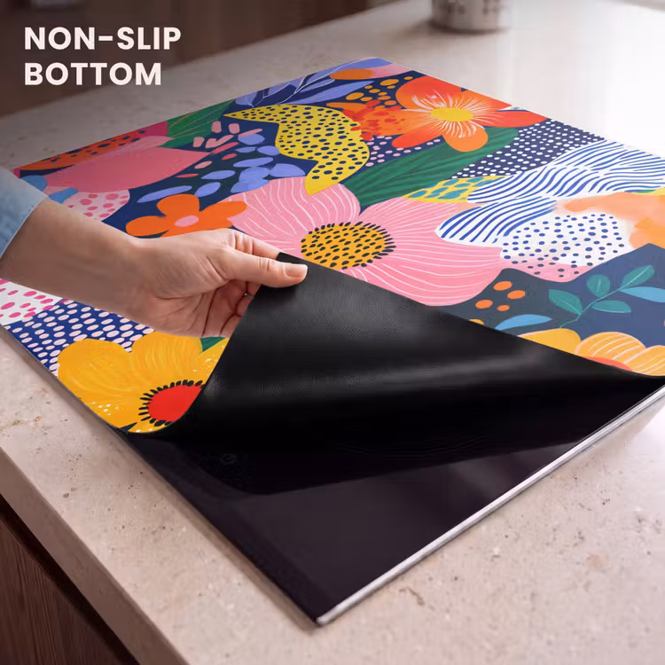 Induction hob protector - Colorful - Flowers - Abstract - Dots — 5