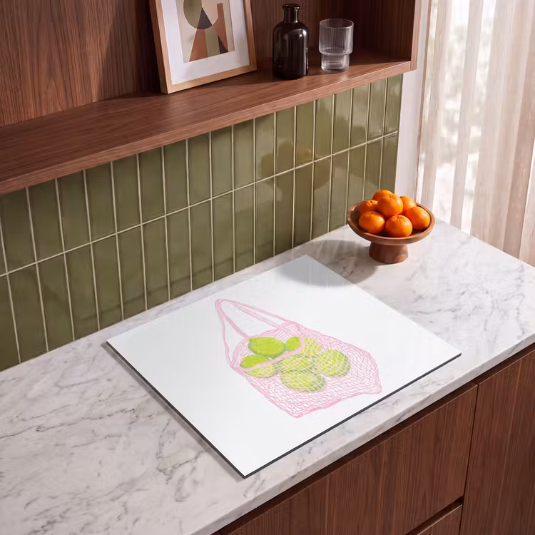 Induction hob protector - Mesh bag - Pink - Illustration - Limes — 4