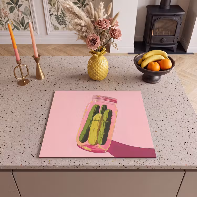 Induction hob protector - Pickles - Pot - Shade - Pink — 3