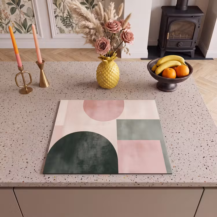 Induction hob protector - Shapes - Abstract - Circle - Black — 3