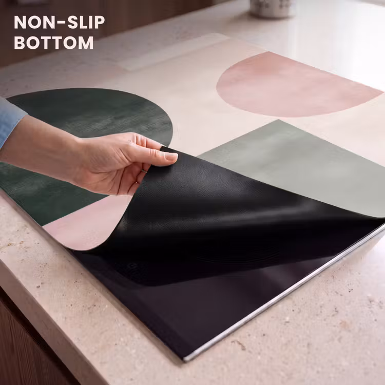 Induction hob protector - Shapes - Abstract - Circle - Black — 5