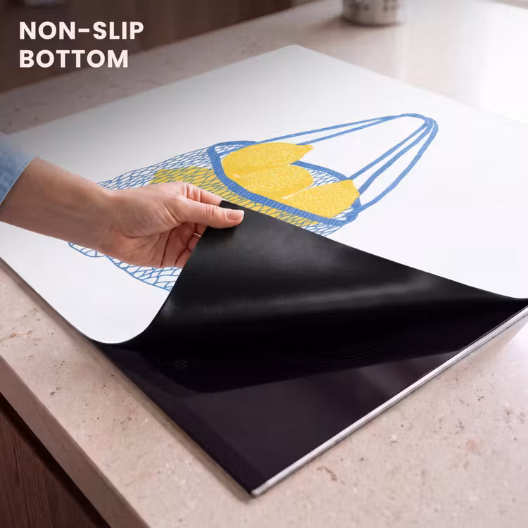 Induction hob protector - Bag - Blue - Lemons - Illustration — 5