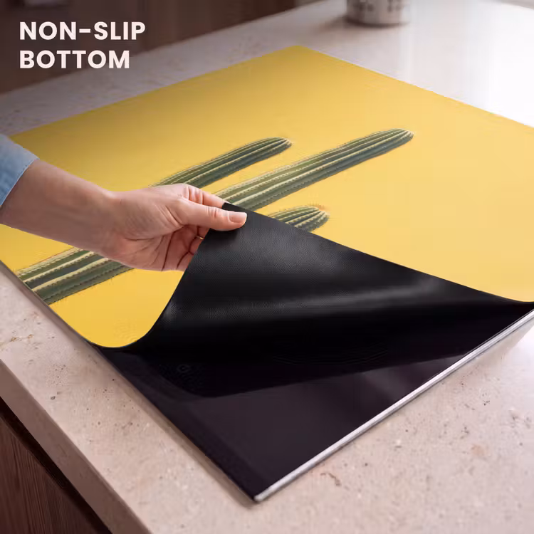 Induction hob protector - Cactus - Green - Minimalist — 5