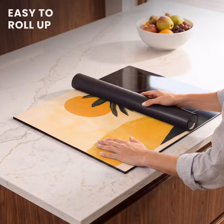 Induction hob protector - Illustration - Palm tree - Sun - Hills — 6