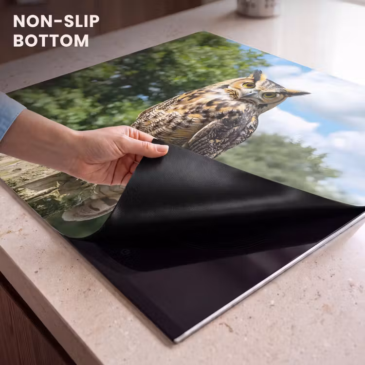 Induction hob protector - Owl - Trunk - Forest - Sky — 5