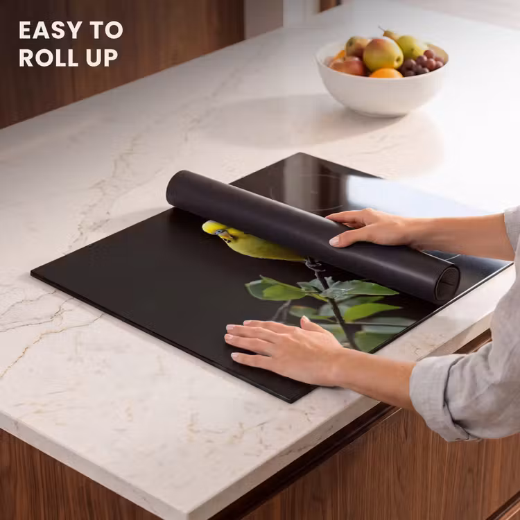 Induction hob protector - Parakeet - Branch - Leaves - Yellow — 6