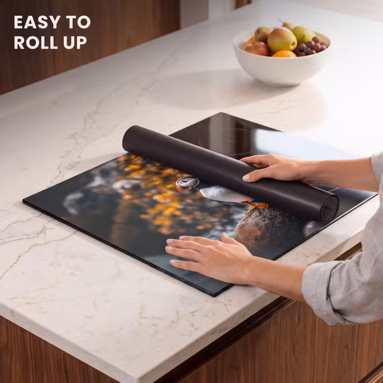 Induction hob protector - Parrot - Bird - Rock - White — 6