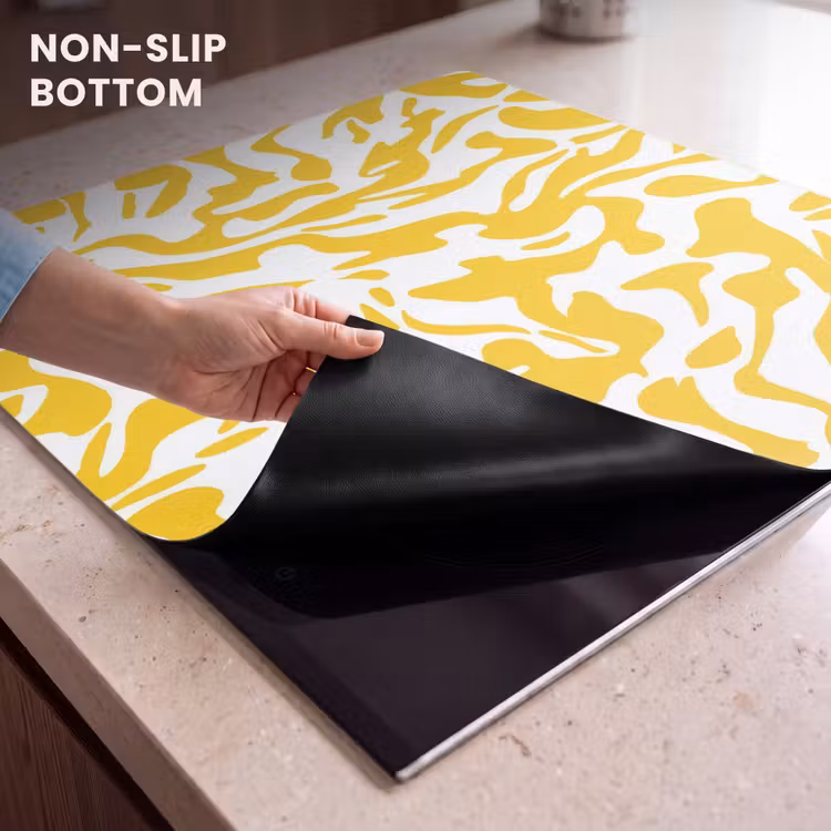 Induction hob protector - Shapes - White - Abstract — 5