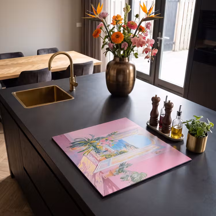 Induction hob protector - Pink - Outdoor - Paint — 2