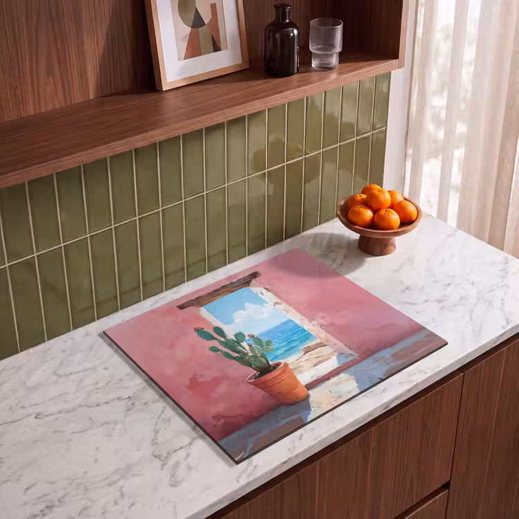 Induction hob protector - Sea - Pink - Cactus — 4