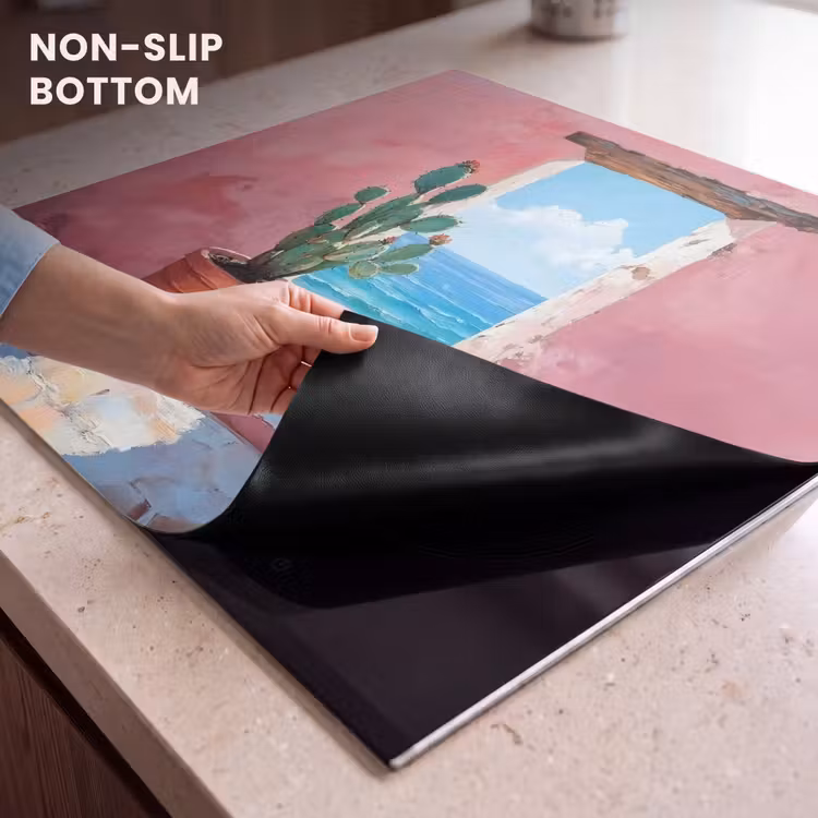 Induction hob protector - Sea - Pink - Cactus — 5