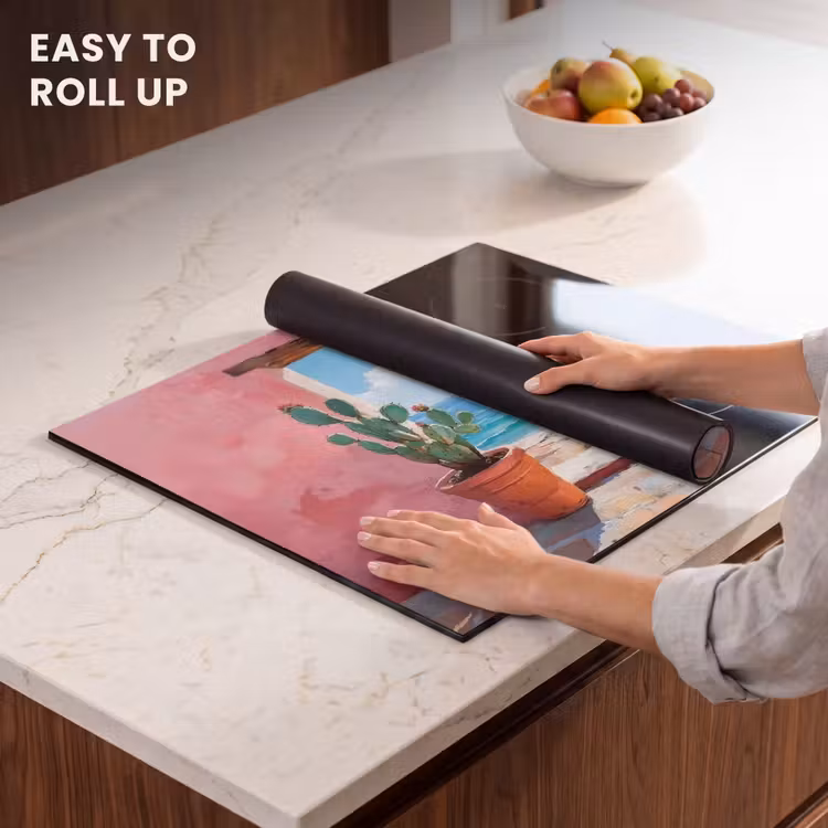 Induction hob protector - Sea - Pink - Cactus — 6
