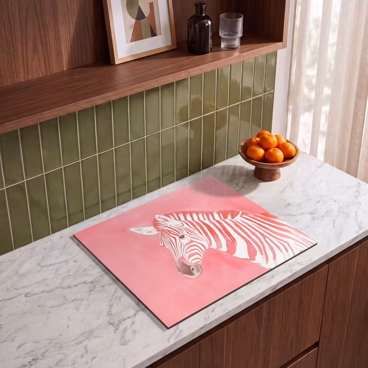 Induction hob protector - Zebra - Pink - Paint — 4