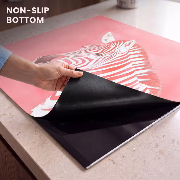 Induction hob protector - Zebra - Pink - Paint — 5