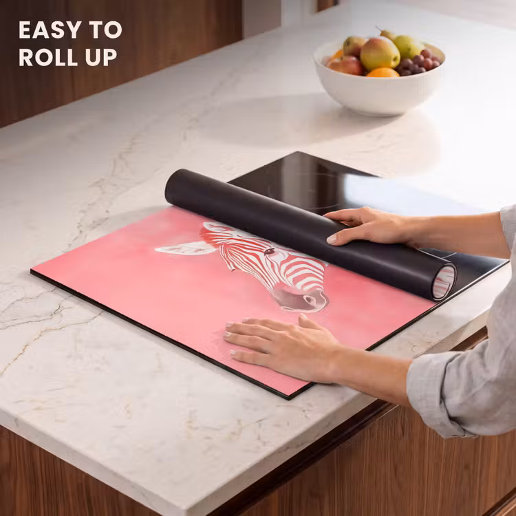 Induction hob protector - Zebra - Pink - Paint — 6