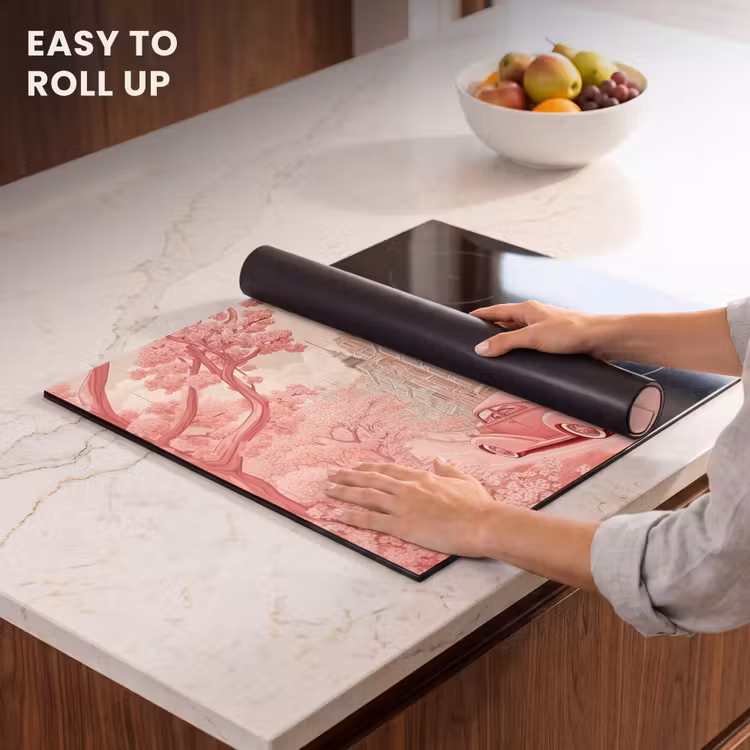 Induction hob protector - City - Car - Pink — 6