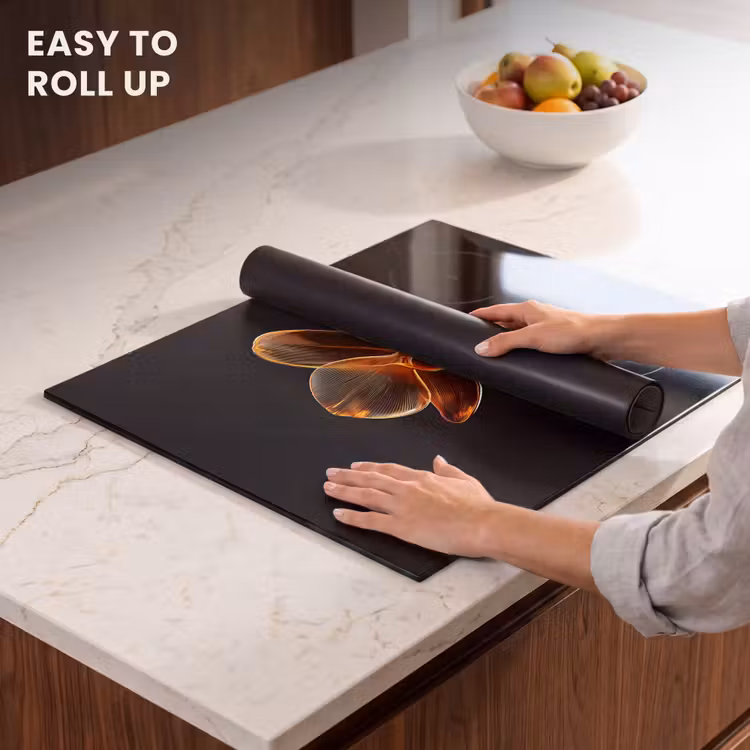 Induction hob protector - Orchid - Transparent - Flower — 6