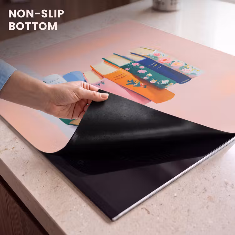 Induction hob protector - Books - Stack - Colorful — 5