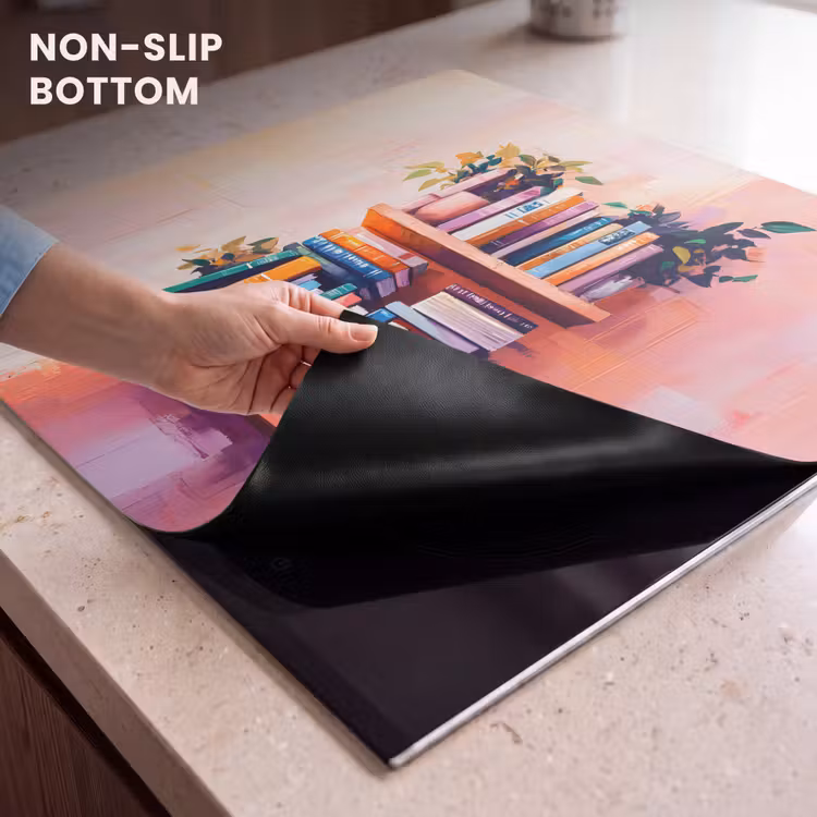Induction hob protector - Shelves - Books - Leaves — 5