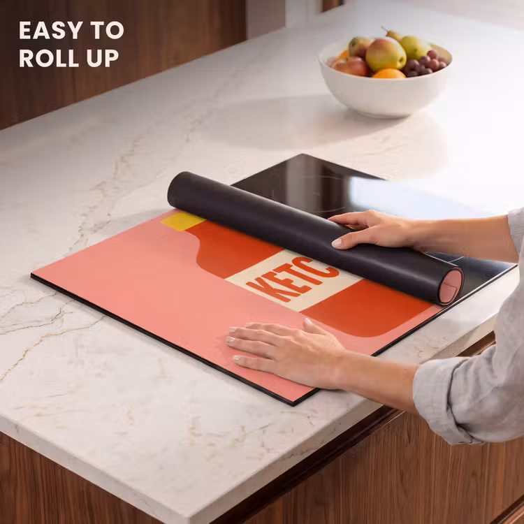 Induction hob protector - Ketchup - Bottle - Red - Minimalist — 6