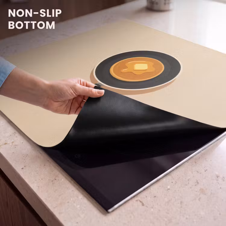 Induction hob protector - Pancake - Frying pan - Butter - Minimalist — 5