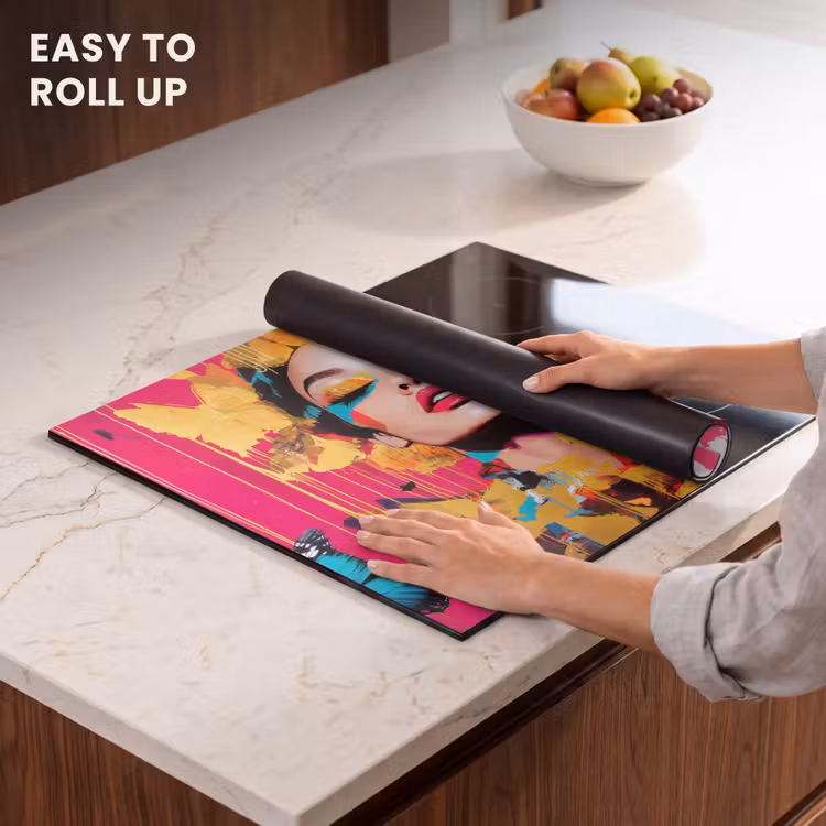 Induction hob protector - Woman - Abstract - Colorful — 6